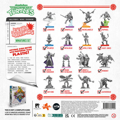 UNMATCHED: TMNT + EXTRA TOPING + SHREDER &amp; KRANG "HERO" DECK + FOIL PROMO PACK - (INGLÉS)