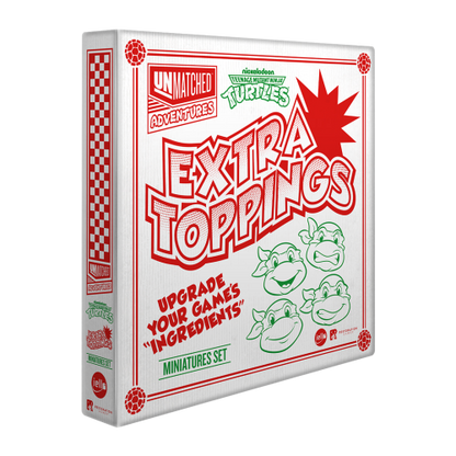 UNMATCHED: TMNT + EXTRA TOPING + SHREDER &amp; KRANG "HERO" DECK + FOIL PROMO PACK - (INGLÉS)