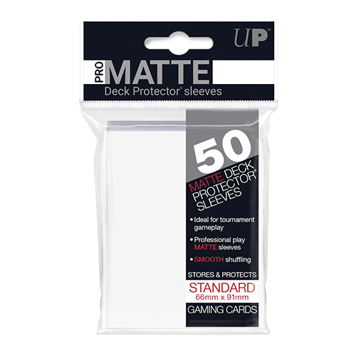 ULTRA PRO - 50 PRO - MATTE SLEEVES - BLANCO