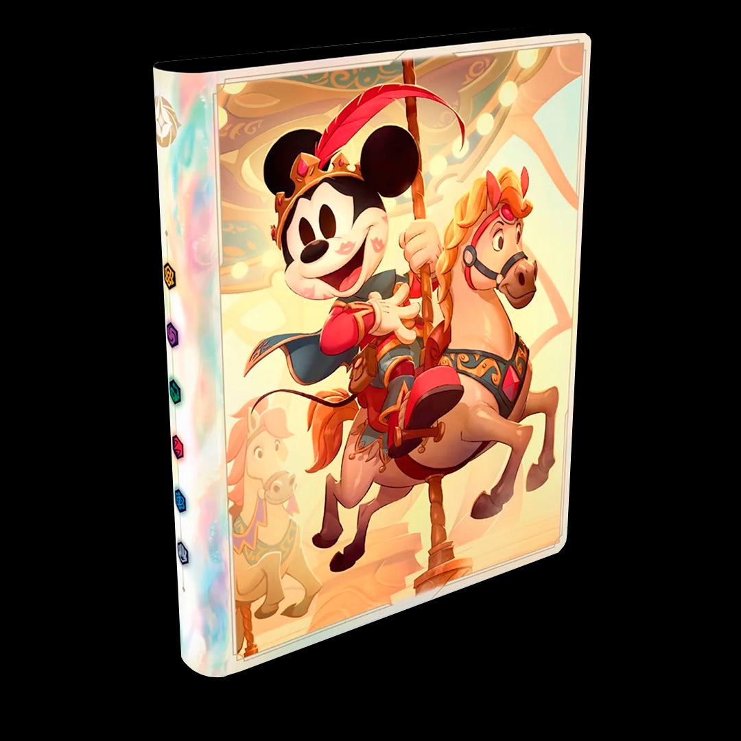 DISNEY LORCANA TCG: ÁLBUM 9 BOLSILLOS - MICKEY MOUSE &amp; MINNIE MOUSE - ATTACK OF THE VINE!