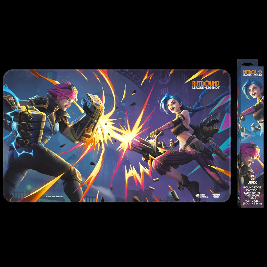 RIFTBOUND: League of Legends TCG – Vendetta Playmat (Vi vs Jinx)
