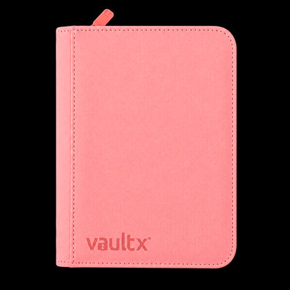 Vault X: Exo-Tec Zip Binder4-Pocket - Just Pink - (160 huecos)