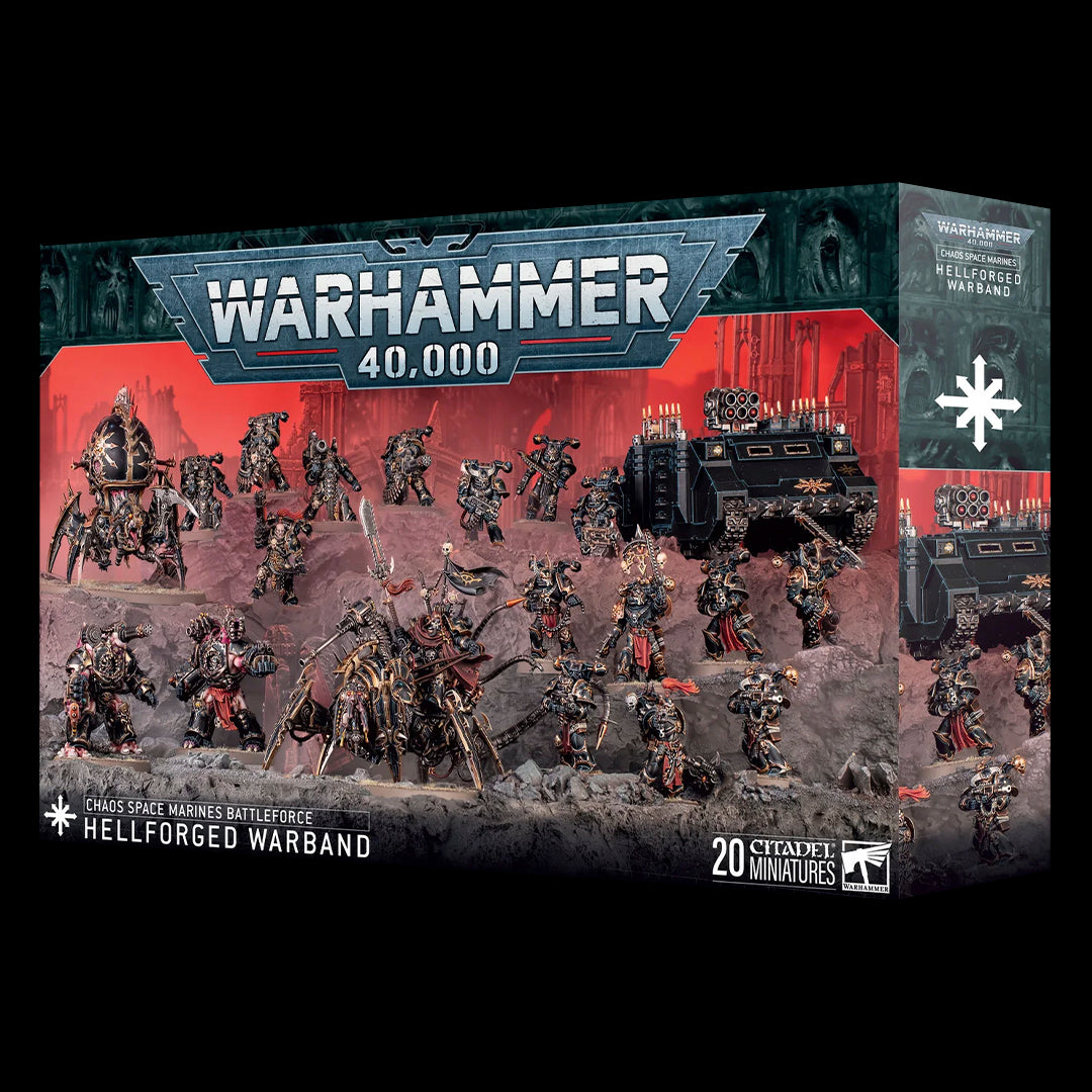 PREPEDIDO - CHAOS SPACE MARINES: HELLFORGED WARBAND BATTLEFORCE