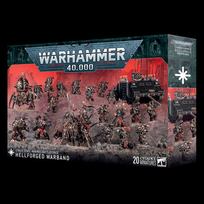 PREPEDIDO - CHAOS SPACE MARINES: HELLFORGED WARBAND BATTLEFORCE