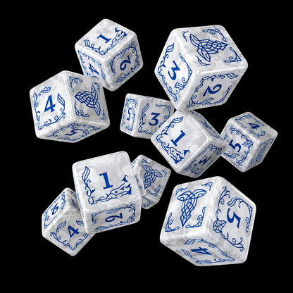 Q Workshop: The Lord of the Rings: D6 Dice Set: Rivendell - Stone