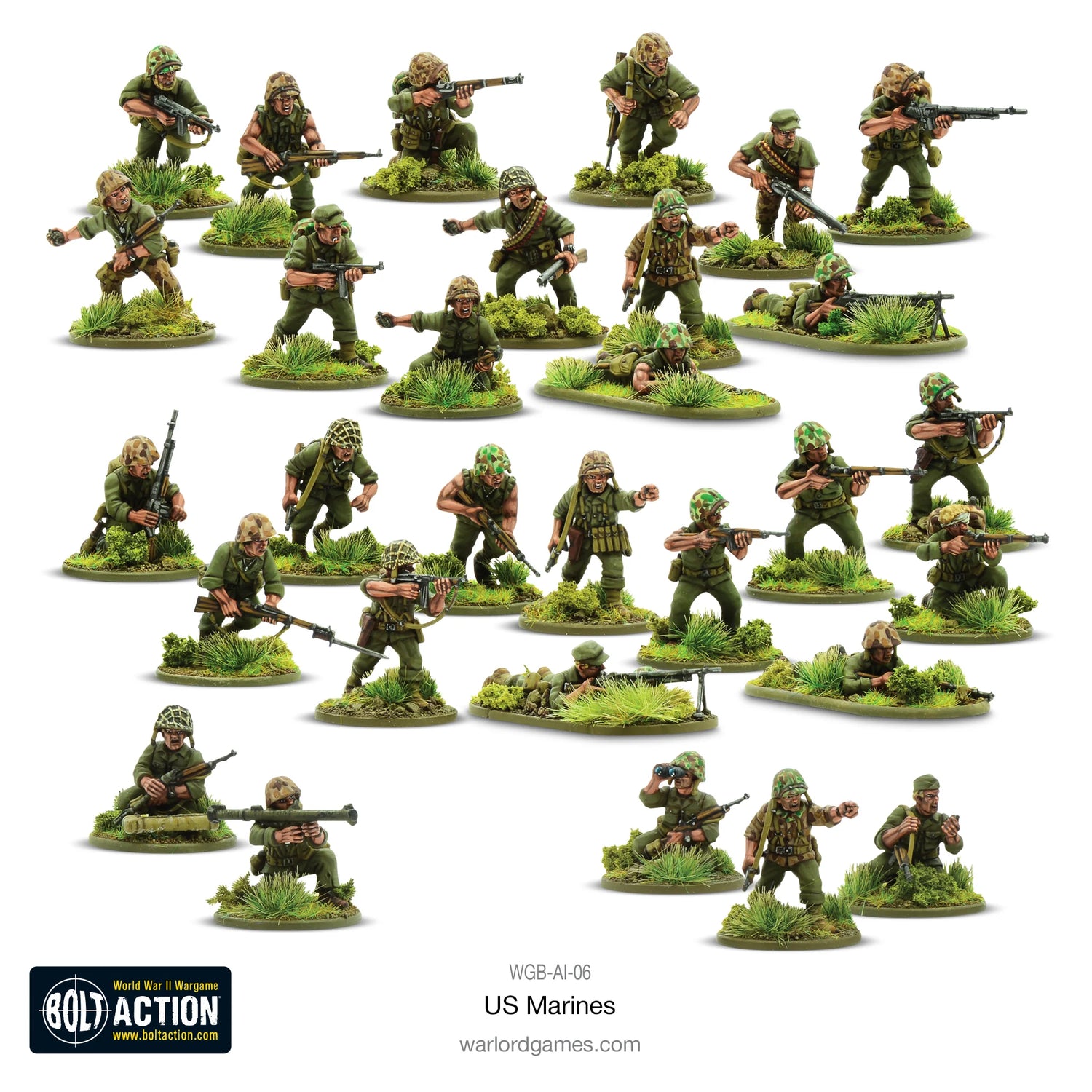 BOLT ACTION: US ARMIES - PACIFIC US MARINES PLATOON