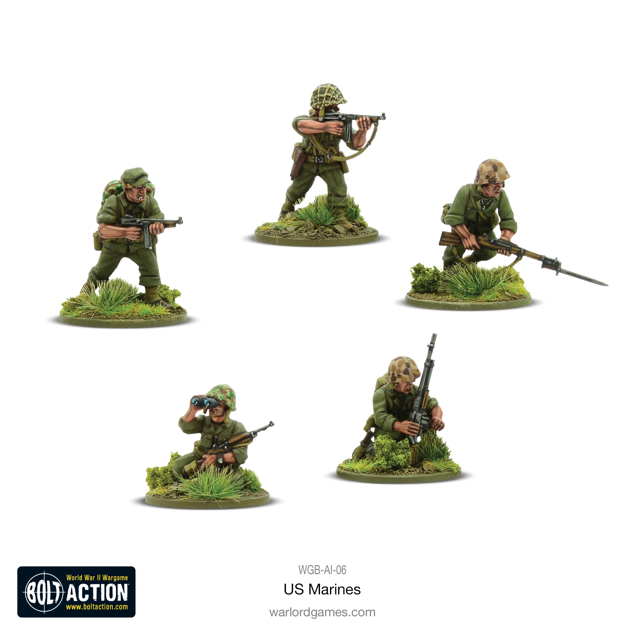 BOLT ACTION: US ARMIES - PACIFIC US MARINES PLATOON