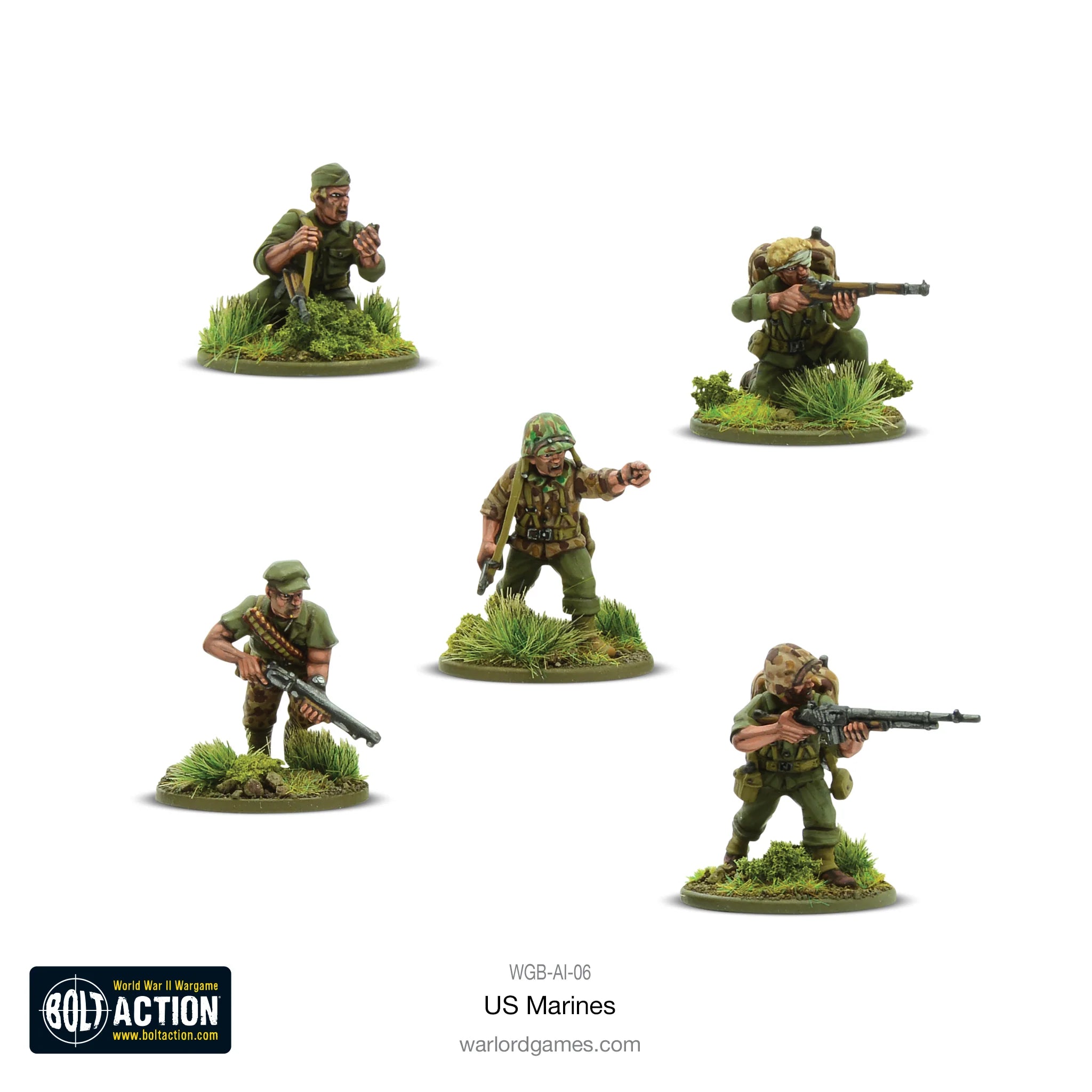BOLT ACTION: US ARMIES - PACIFIC US MARINES PLATOON