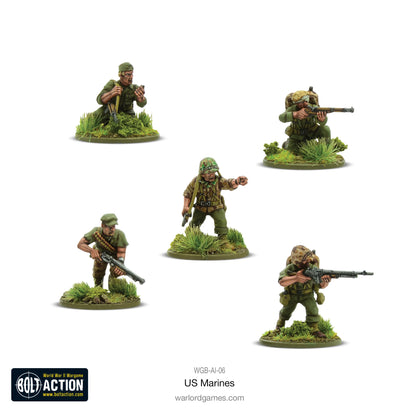 BOLT ACTION: US ARMIES - PACIFIC US MARINES PLATOON