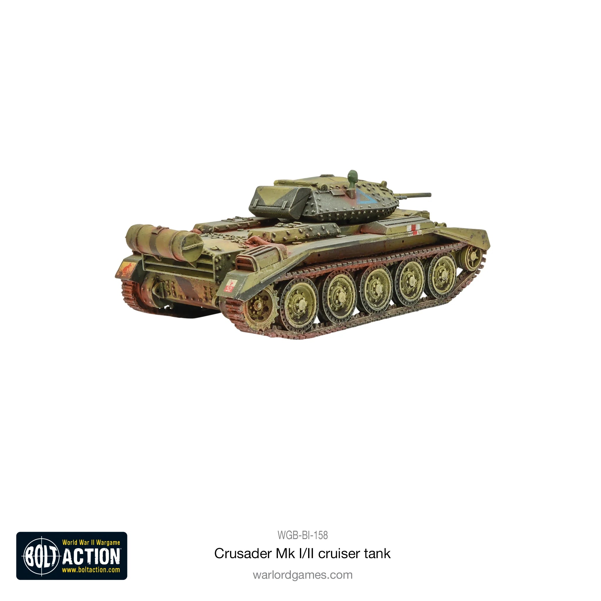 BOLT ACTION: ARMIES OF GREAT BRITAIN - CRUSADER MK I/II CRUISER TANK + (ORDER DICE)