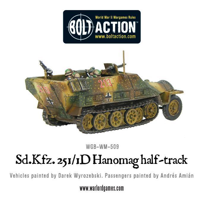 BOLT ACTION: GERMAN ARMIES - SD.KFZ 251/1 AUSF D HANOMAG