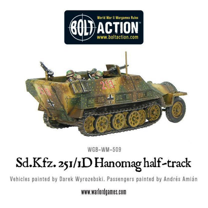 BOLT ACTION: GERMAN ARMIES - SD.KFZ 251/1 AUSF D HANOMAG