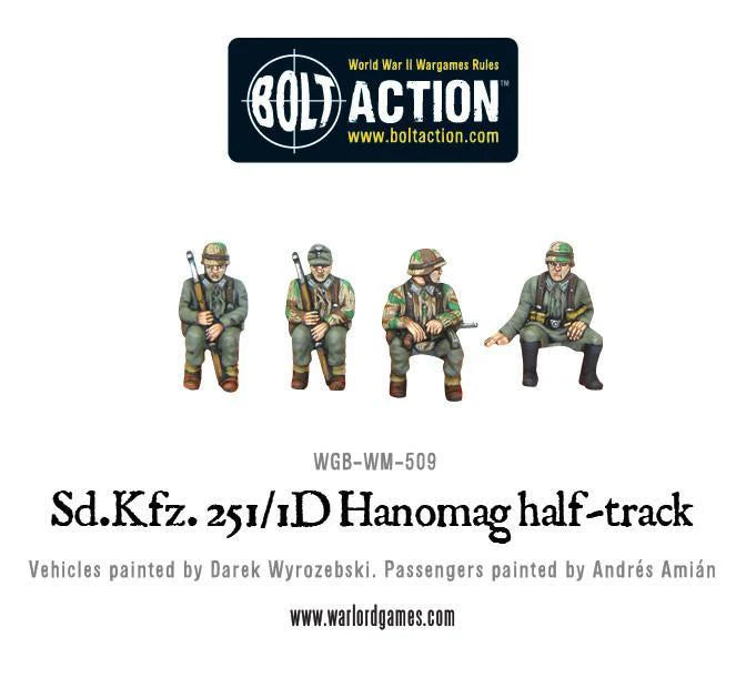 BOLT ACTION: GERMAN ARMIES - SD.KFZ 251/1 AUSF D HANOMAG