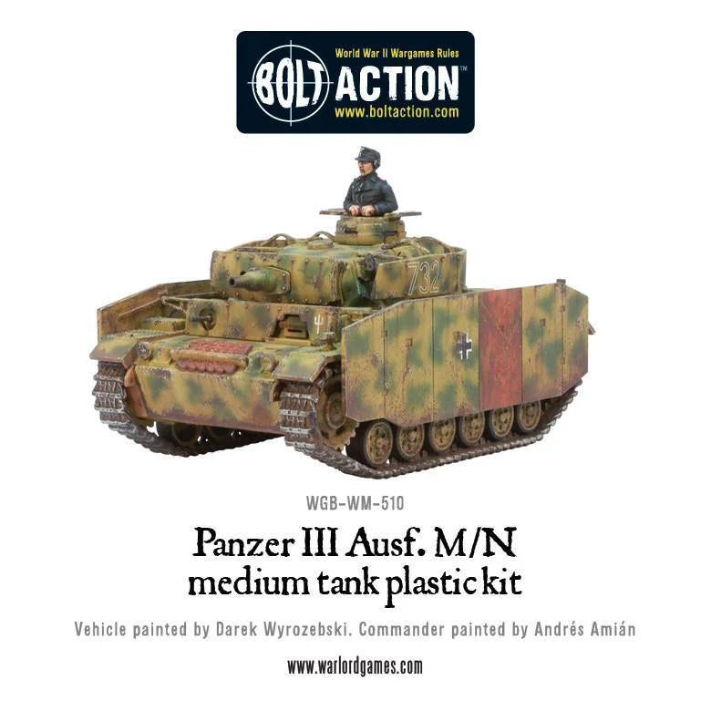 BOLT ACTION: GERMAN ARMIES - PANZER III - J / L / M / N
