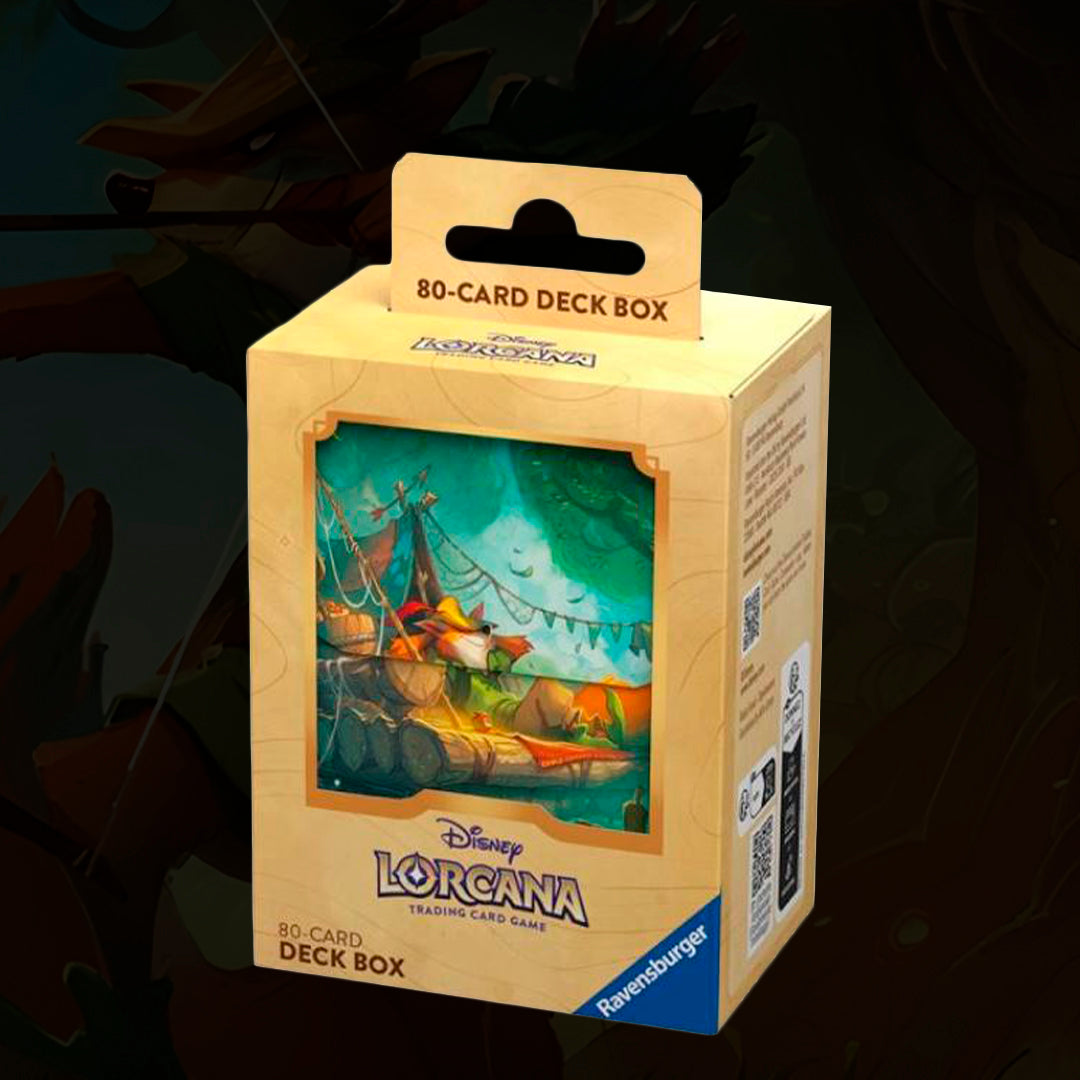 DISNEY LORCANA: DECK BOX - INTO THE INKLANDS - ROBIN HOOD