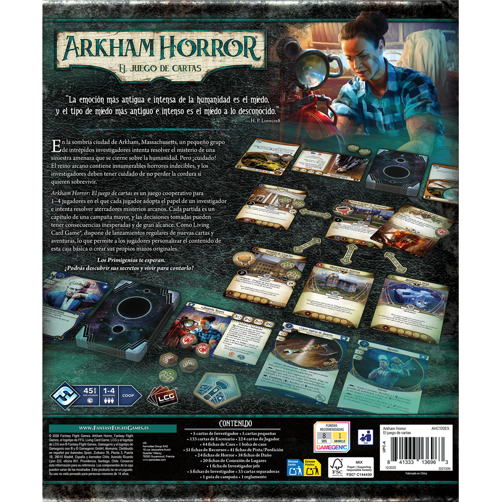 ARKHAM HORROR: EL JUEGO DE CARTAS - Ed. 2026