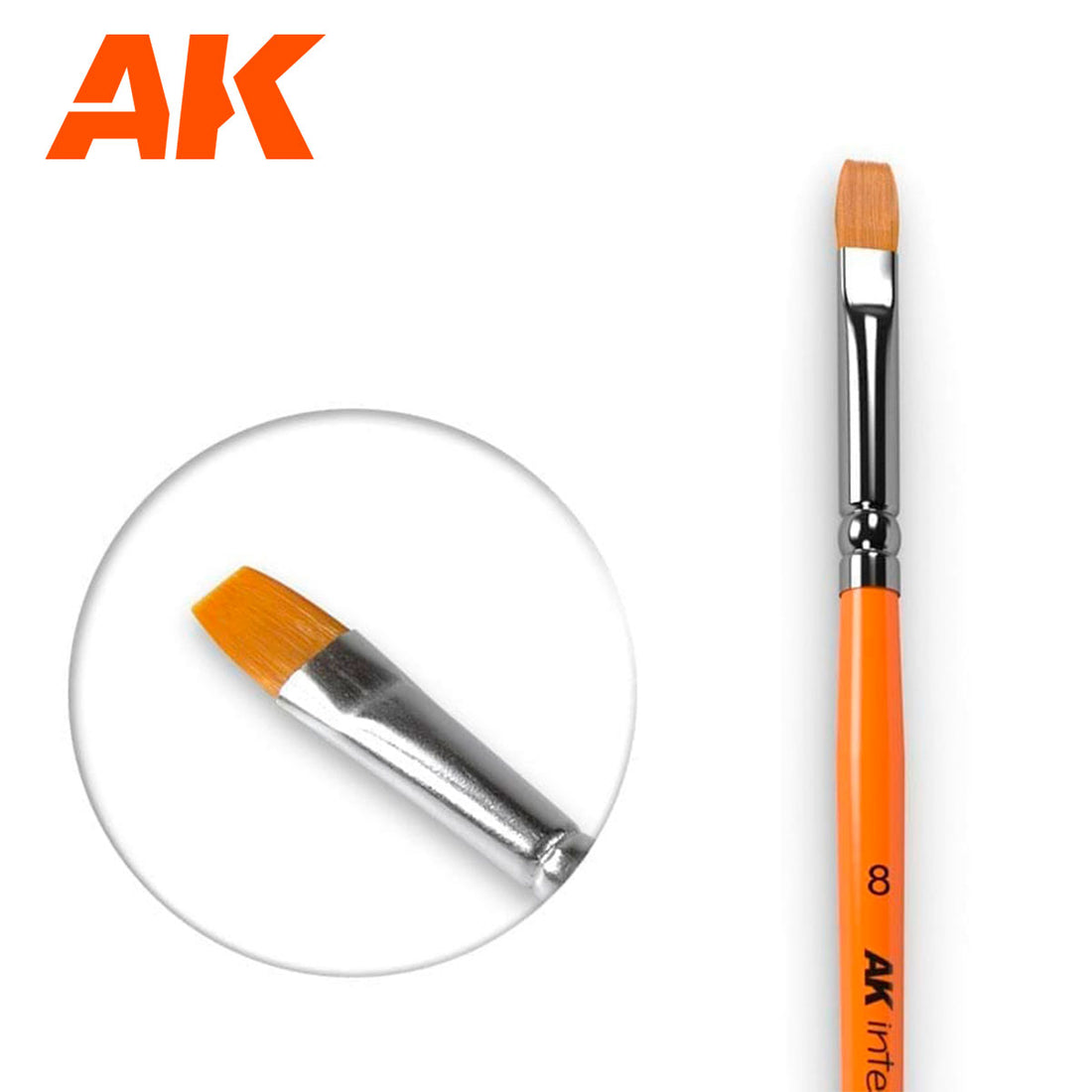 FLAT BRUSH 8 SYNTHETIC