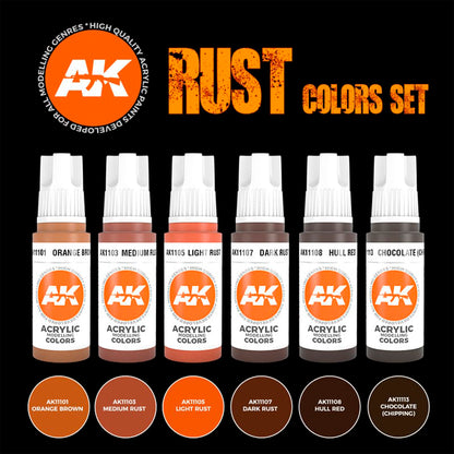 3GEN Acrylics SET: RUST