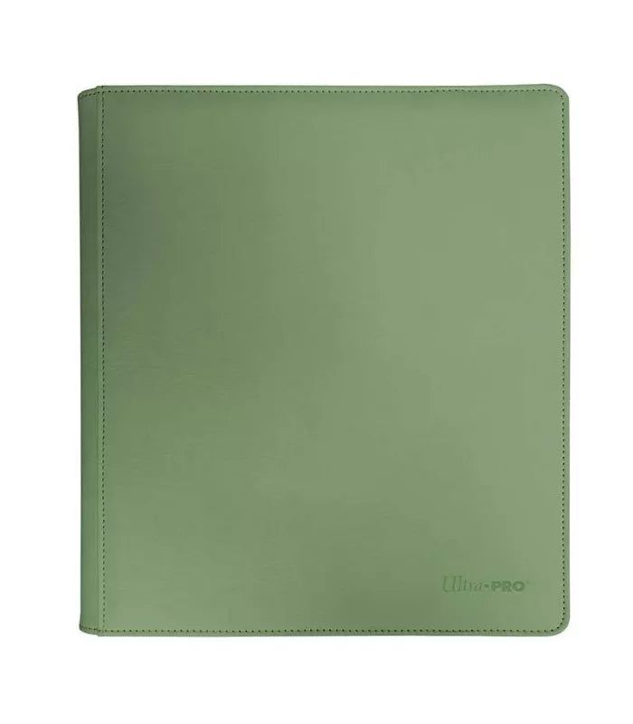 ULTRA PRO: CARPETA CON CREMALLERA - 12 BOLSILLOS - MATCHA GREEN