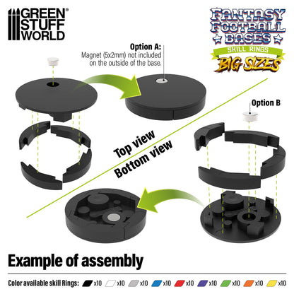 GSW: Anillos de habilidad 40mm Negro