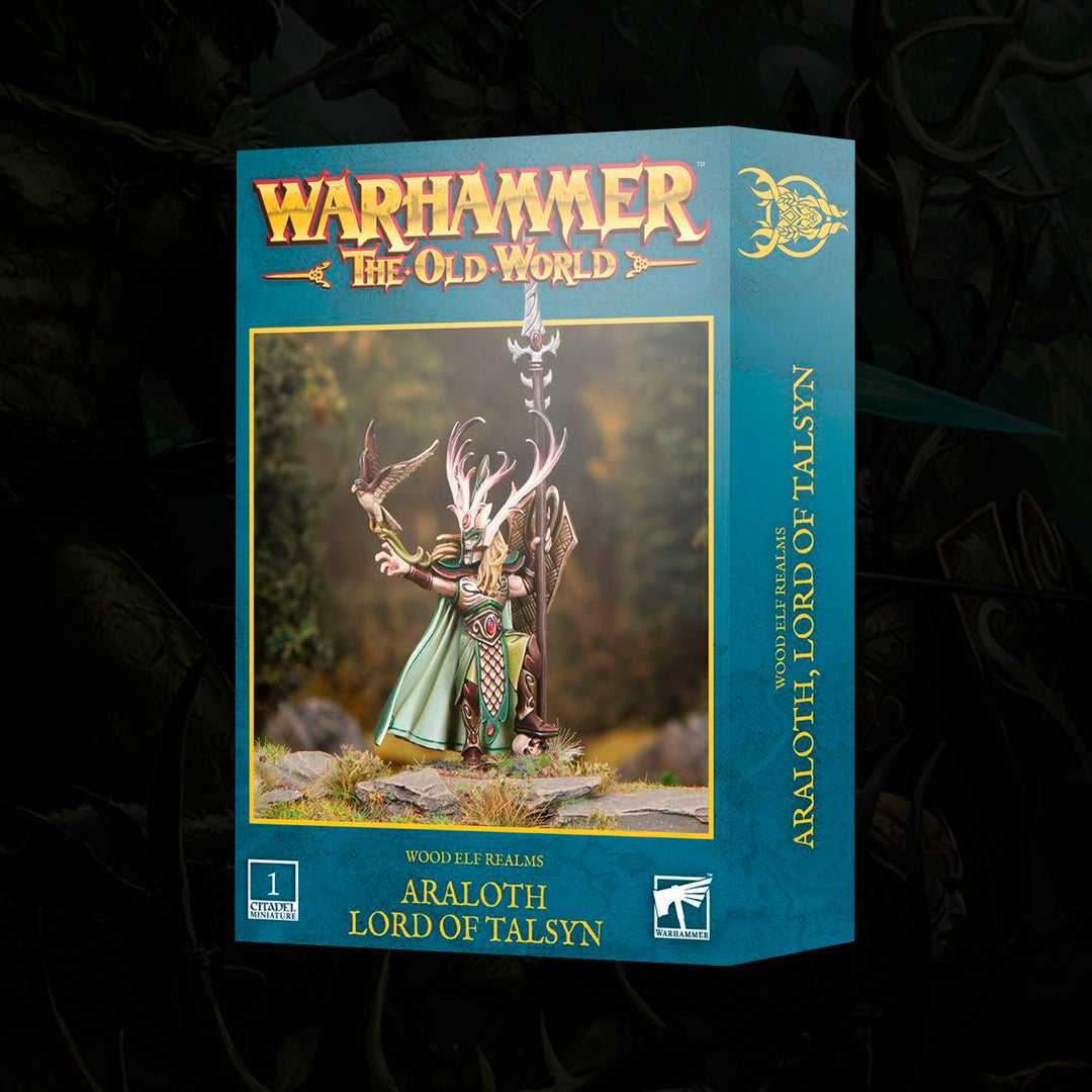 PREPEDIDO OLD WORLD: WOOD ELF REALMS - ARALOTH LORD OF TALSYN