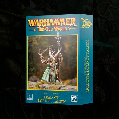 PREPEDIDO OLD WORLD: WOOD ELF REALMS - ARALOTH LORD OF TALSYN