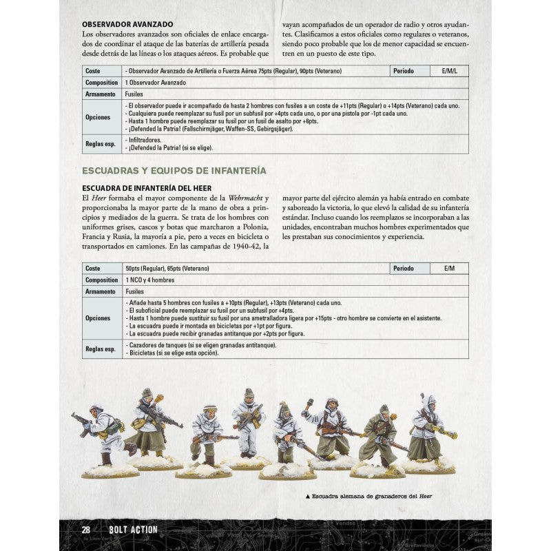 BOLT ACTION: ARMIES OF GERMANY - 3º EDICIÓN - (CASTELLANO)