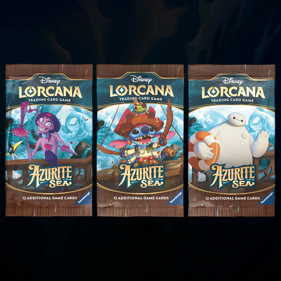 DISNEY LORCANA: SOBRE/BOOSTER PACK - AZURITA SEA - (INGLÉS)