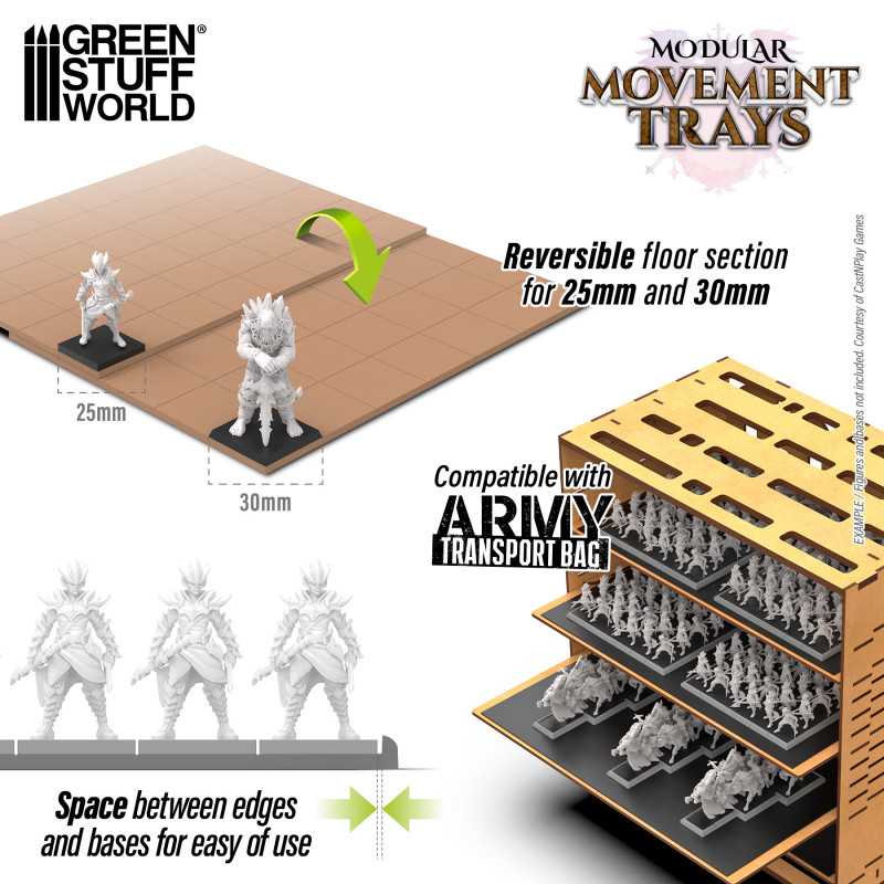 GSW: BANDEJAS DE MOVIMIENTO MODULARES
