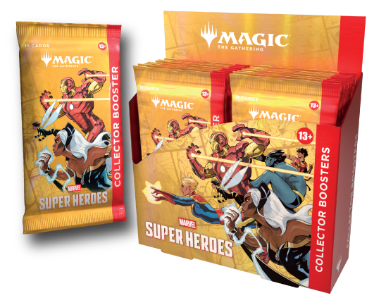 MTG Marvel Heroes – Collector Booster Display (12 sobres)