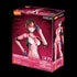Caja de Mari Makinami Illustrious de Evangelion, Blokees Fantastics Series, vista frontal y lateral con ilustración del traje rosa sobre fondo negro.