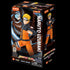 Caja de Naruto Uzumaki de Naruto Shippuden, Blokees Champion Class, vista frontal y lateral con ilustración del personaje sobre fondo negro.