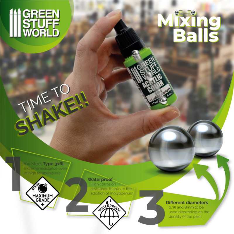 GSW: BOLAS MEZCLADORAS / 6.35 mm - (Pack x40)