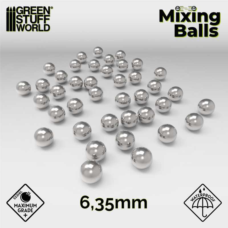 GSW: BOLAS MEZCLADORAS / 6.35 mm - (Pack x40)