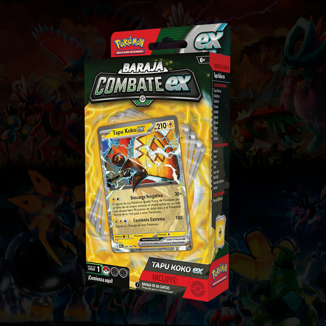 POKEMON TCG: BARAJA DE COMBATE EX - FERROVERDOR Ex / TAPU KoKo Ex - ESPAÑOL