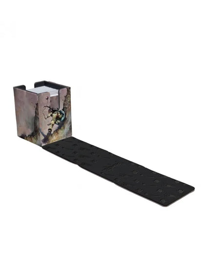 ULTRA PRO: Caja de mazo Alcove Flip "Warrior with Ball and Chain" Frank Frazetta