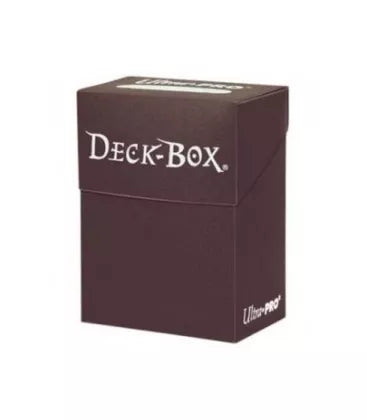 ULTRA PRO - DECK BOX SOLID -  MARRON