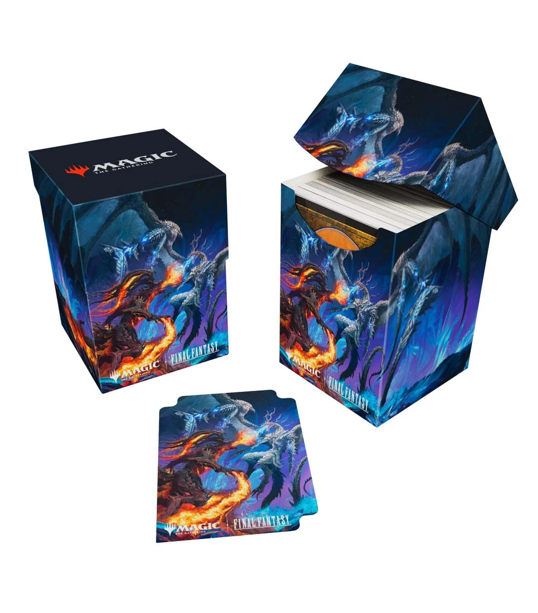 Caja de mazo Deck Box Commander Bahamut and Ifrit Final Fantasy Magic The Gathering - Ultra Pro (Copia)