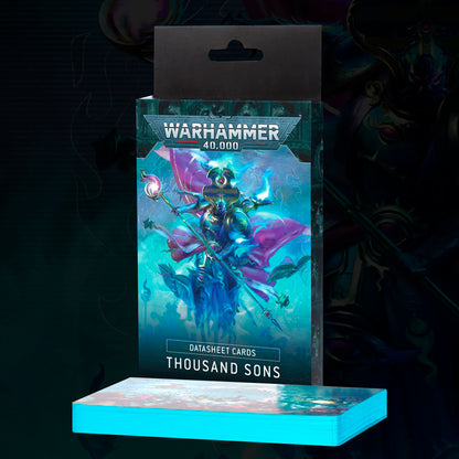 THOUSAND SONS: DATASHEET CARDS INGLÉS