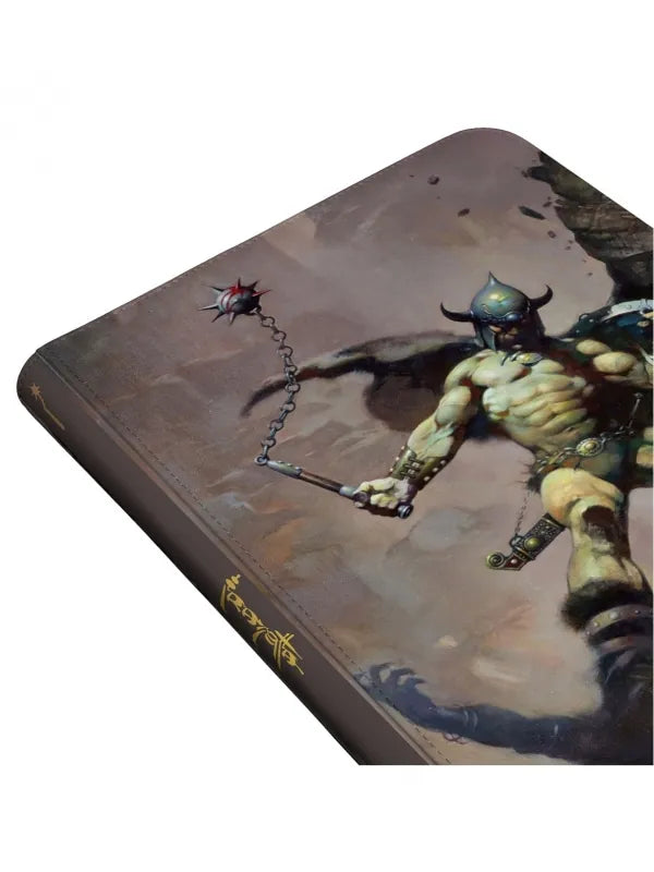 ULTRA PRO: Carpeta 9 Bolsillos con cremallera Premium Pro-Binder "Warrior with Ball and Chain" Frank Frazetta