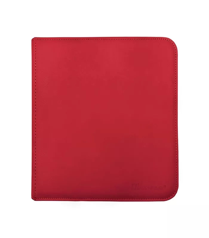 ULTRA PRO: CARPETA CON CREMALLERA - 12 BOLSILLOS - ROJO