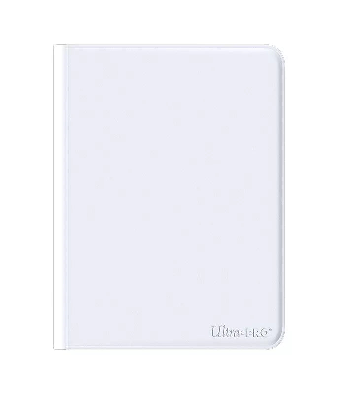 ULTRA PRO: CARPETA CON CREMALLERA - 12 BOLSILLOS - BLANCO