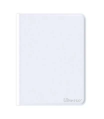 ULTRA PRO: CARPETA CON CREMALLERA - 12 BOLSILLOS - BLANCO