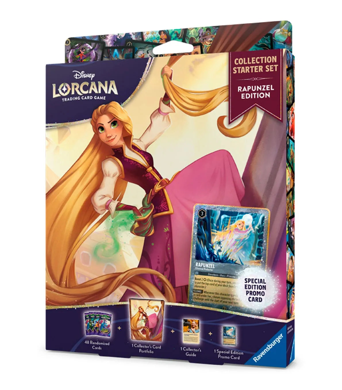PREPEDIDO - DISNELY LORCANA TCG: COLLECTION STARTER - RAPUNZEL - ATTACK OF THE VINE!