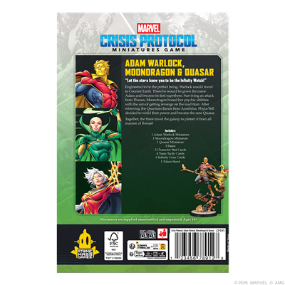 PREPEDIDO - MCP: ADAM WARLOCK, MOONDRAGON &amp; QUASAR