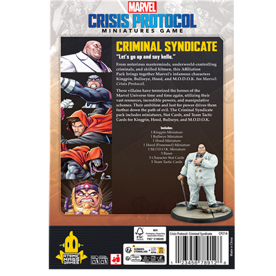 MCP: CRIMINAL SYNDICATE AFFILIATION PACK