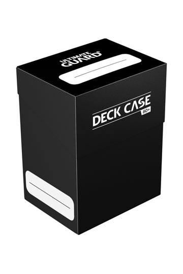 Ultimate Guard: Deck Case 80+ Caja de Cartas Tamaño Estándar - Negro