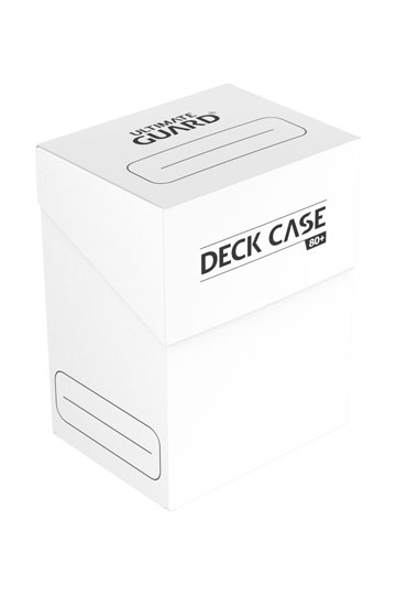 Ultimate Guard: Deck Case 80+ Caja de Cartas Tamaño Estándar - Blaco