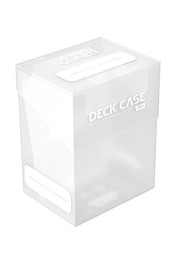 Ultimate Guard: Deck Case 80+ Caja de Cartas Tamaño Estándar - Transparente