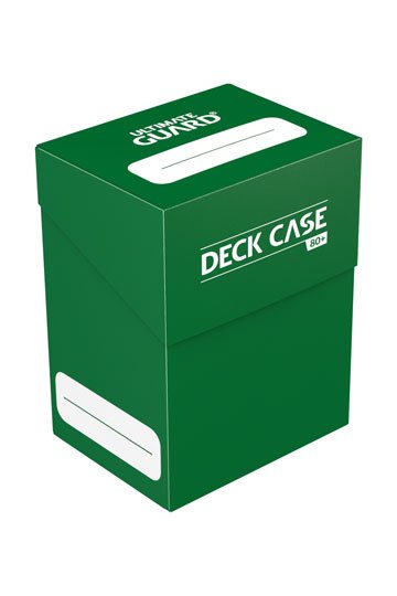 Ultimate Guard: Deck Case 80+ Caja de Cartas Tamaño Estándar - Verde